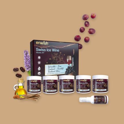 Swiss Ice Wine - Facial Kit (Multi-Application) (100 gm X 5 + 50 ml)